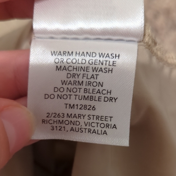 Tiger Mist beige trinity cargo low rise parachute pants - Picture 15 of 15